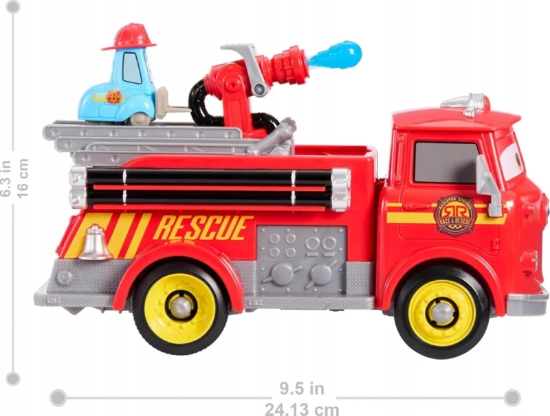 CARS Samochód Straż Pożarna Wóz Strażacki Cars Gasi Pożar Disney AUTA Edek