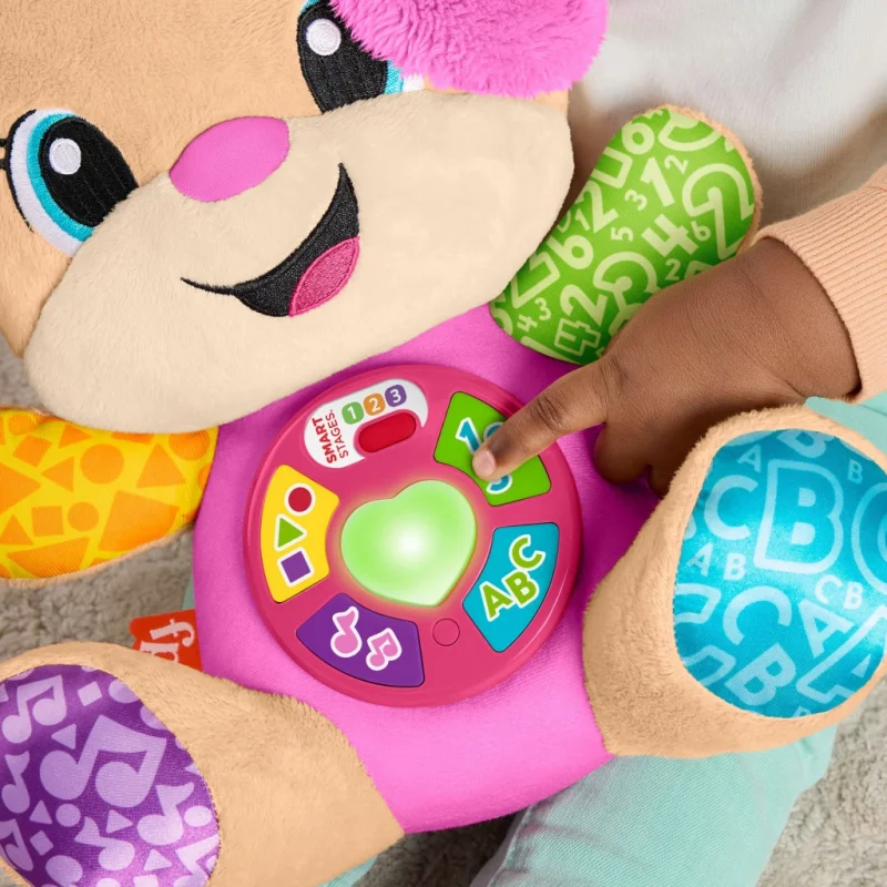 Fisher Price DUŻA Siostra Szczeniaczka Uczniaczka PLUSZAK WERSJA ANGIELSKA!