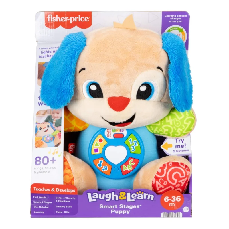 Fisher Price DUŻY SZCZENIACZEK UCZNIACZEK INTERAKTYWNY PLUSZAK j ANGIELSKI