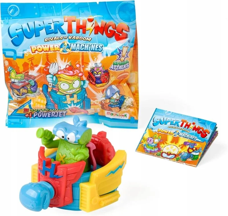 SUPER ZINGS Super THINGS seria 7 Power Machines POJAZD POWERJET + FIGURKA