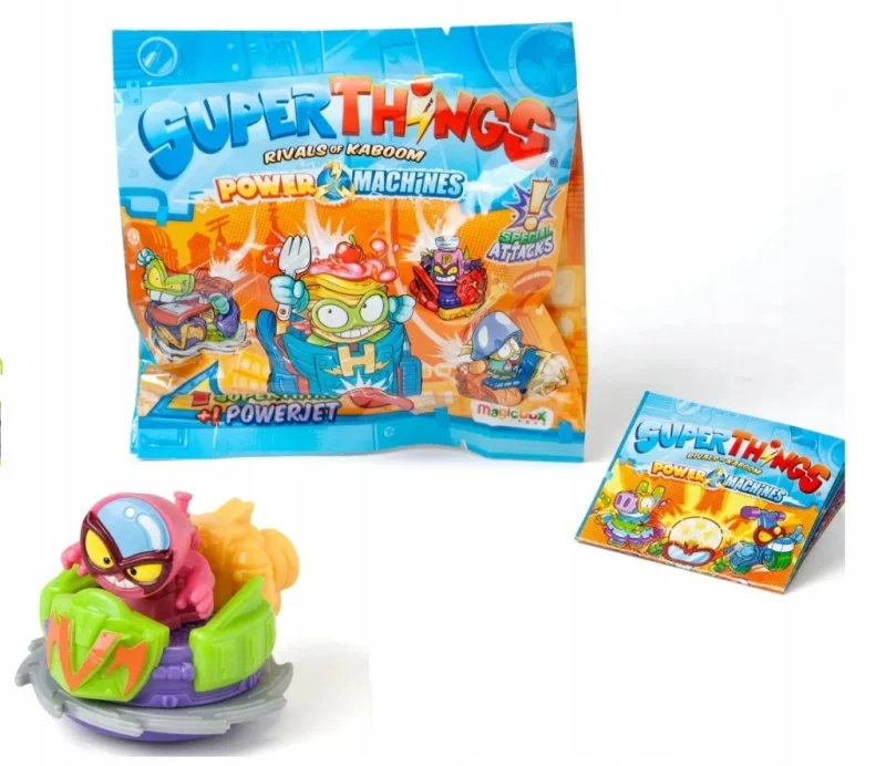 SUPER ZINGS Super THINGS seria 7 Power Machines POJAZD POWERJET + FIGURKA