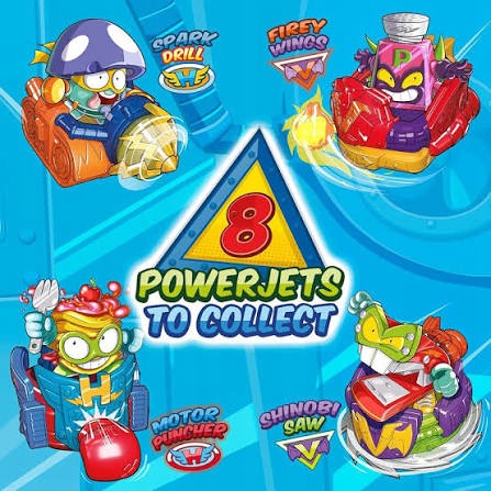 SUPER ZINGS Super THINGS seria 7 Power Machines POJAZD POWERJET + FIGURKA