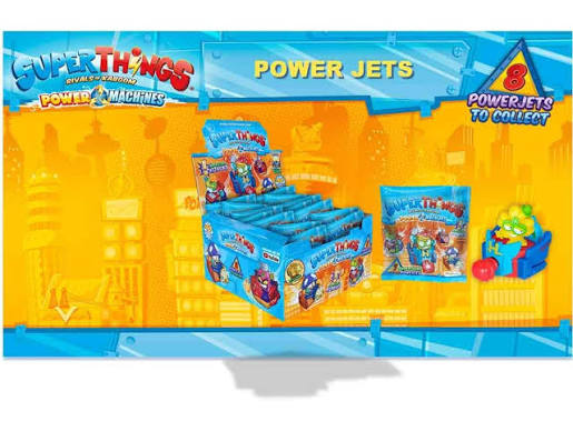 SUPER ZINGS Super THINGS seria 7 Power Machines POJAZD POWERJET + FIGURKA
