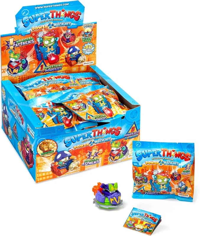 SUPER ZINGS Super THINGS seria 7 Power Machines POJAZD POWERJET + FIGURKA