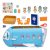SAMOLOT Bluey 3w1 Transformujący w ŁÓDŹ BINGO DUŻY Zestaw 19el FIGURKI 40cm