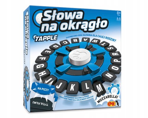 GRA PLANSZOWA SŁOWA NA OKRĄGŁO EPEE WCIĄGAJĄCA ZABAWNA RODZINNA