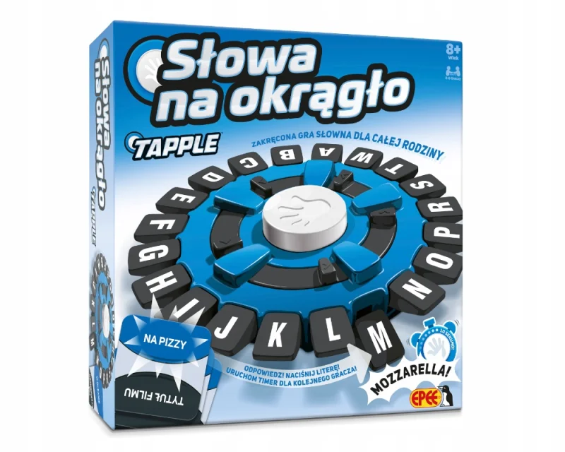 GRA PLANSZOWA SŁOWA NA OKRĄGŁO EPEE WCIĄGAJĄCA ZABAWNA RODZINNA