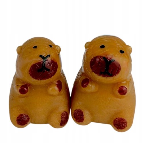GNIOTEK KAPIBARA MINI SQUISHY 2 SZT ZESTAW SENSORYCZNE