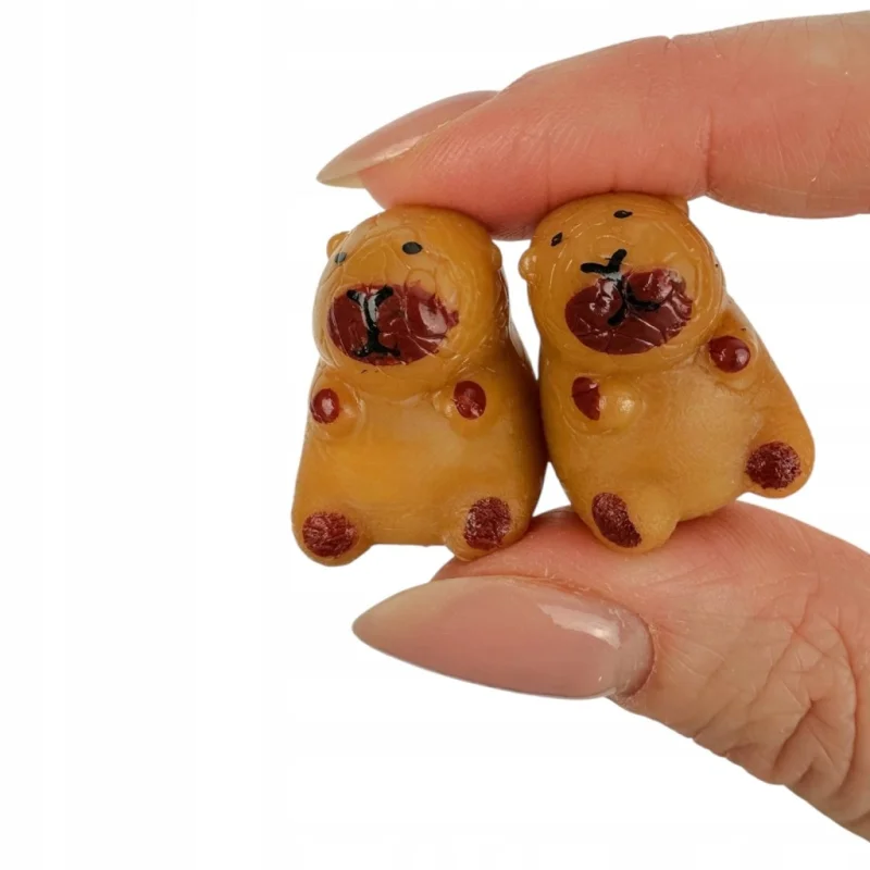 GNIOTEK KAPIBARA MINI SQUISHY 2 SZT ZESTAW SENSORYCZNE