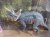 DINOZAUR FIGURKA TRICERATOPS RUCHOME ELEMENTY 22 CM