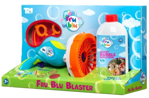 FRU BLU BAŃKI DUŻY ZESTAW MIOTACZ BANIEK PISTOLET + PŁYN 500 ML
