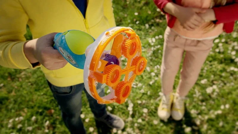 FRU BLU BAŃKI DUŻY ZESTAW MIOTACZ BANIEK PISTOLET + PŁYN 500 ML