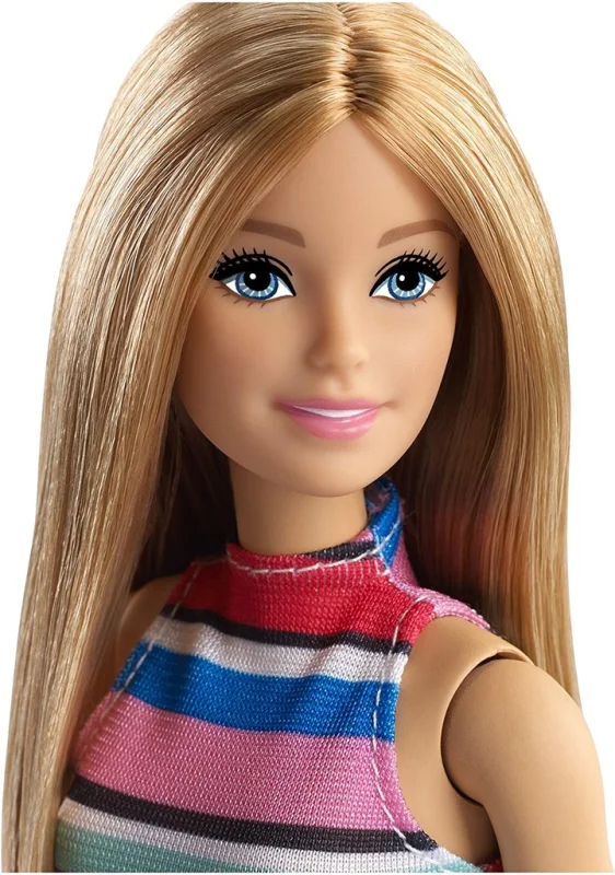 BARBIE LALKA Z AKCESORIAMI GARDEROBA UBRANKA BUTY MATTEL FVJ42