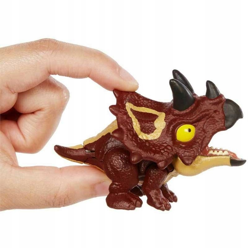 JURASSIC WORLD SNAP SQUAD DINO FIGURKA TRICERATOPS