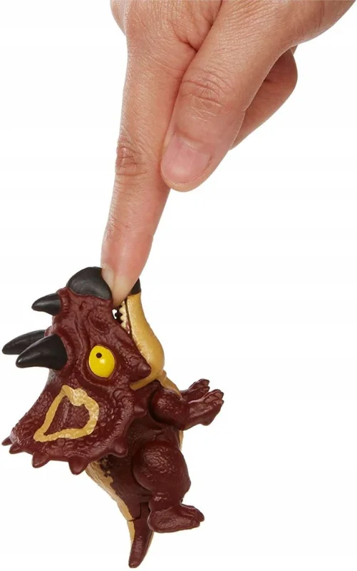 JURASSIC WORLD SNAP SQUAD DINO FIGURKA TRICERATOPS