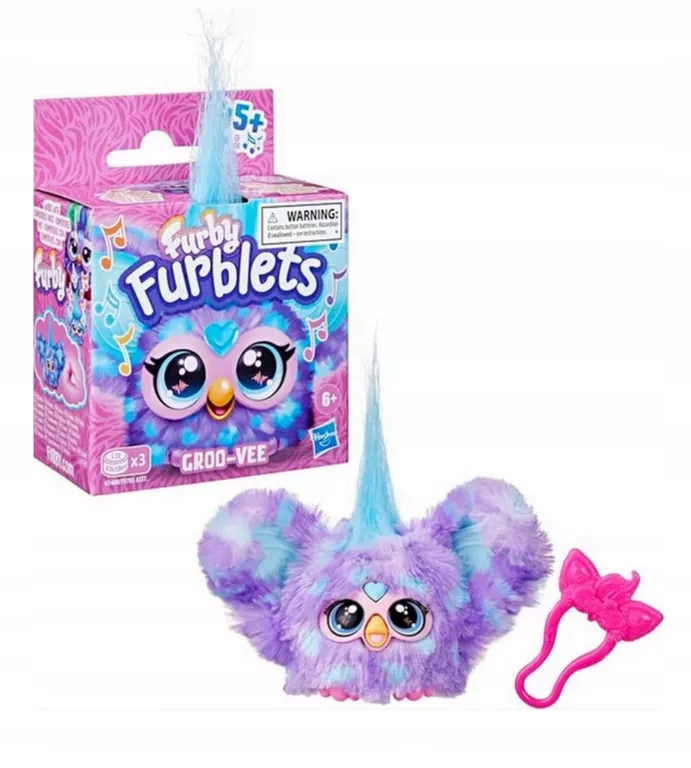 FURBY FURBLETS INTERAKTYWNA MASKOTKA FURBIŚ 45 REAKCJI GRO-VEE