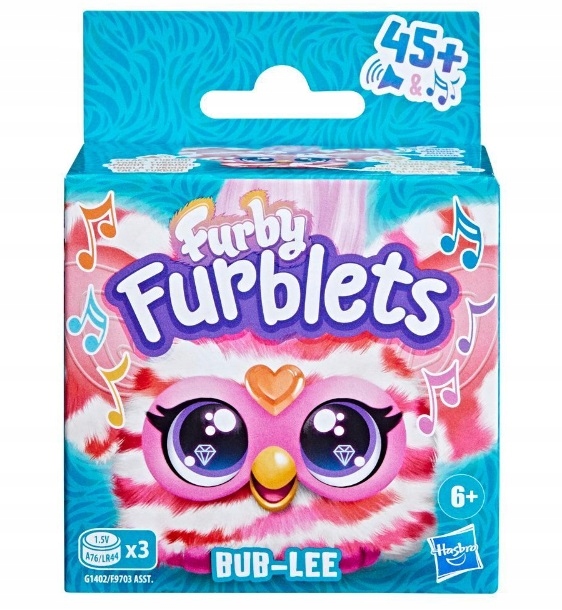 FURBY FURBLETS INTERAKTYWNA MASKOTKA FURBIŚ 45 REAKCJI BUB-LEE