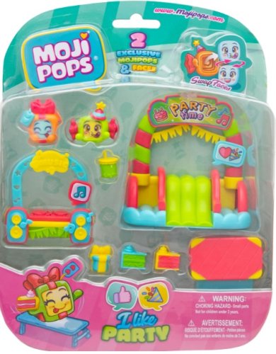 MOJI POPS ZESTAW I LIKE PARTY IMPREZA + 2 FIGURKI MojiPops