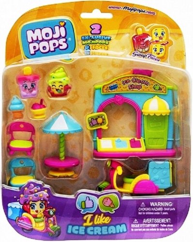 MOJI POPS ZESTAW I LIKE ICE CREAM LODZIARNIA + 2 FIGURKI MojiPops
