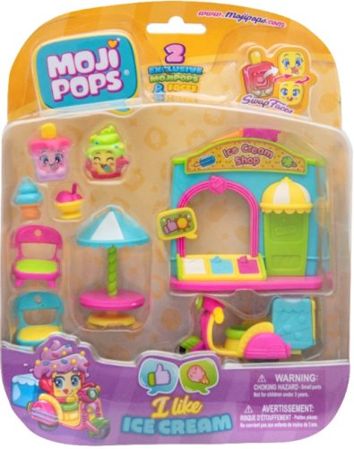 MOJI POPS ZESTAW I LIKE ICE CREAM LODZIARNIA + 2 FIGURKI MojiPops