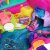 POLLY POCKET PINIATA FLAMING Z BASENEM 26 NIESPODZIANEK 2 LALKI CONFETTI
