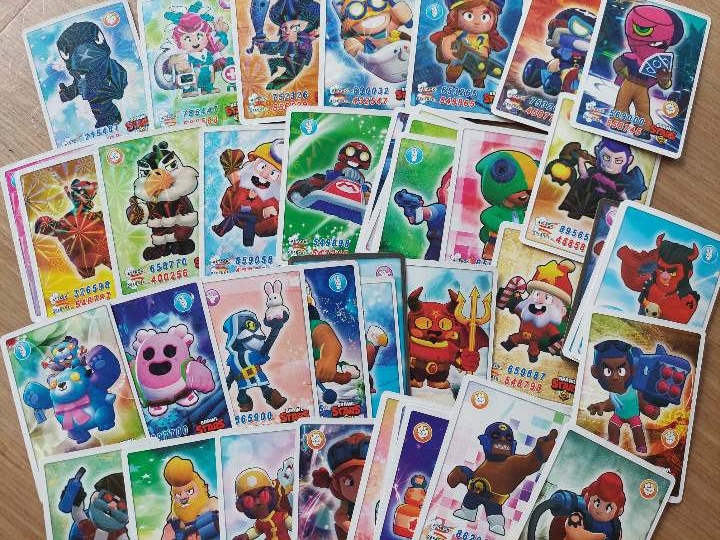 BRAWL STARS KARTY KOLEKCJONERSKIE 36 SASZETEK SUPER DUŻY ZESTAW 360 SZT.