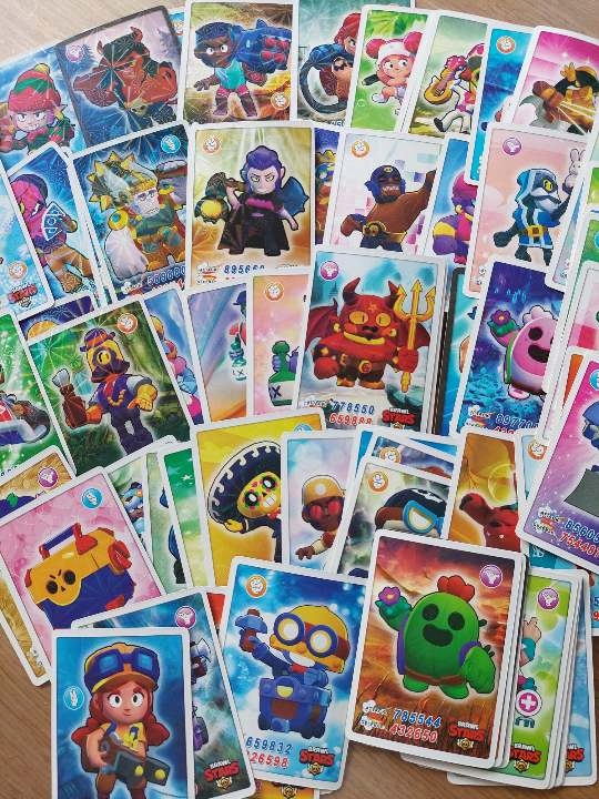 BRAWL STARS KARTY KOLEKCJONERSKIE 36 SASZETEK SUPER DUŻY ZESTAW 360 SZT.