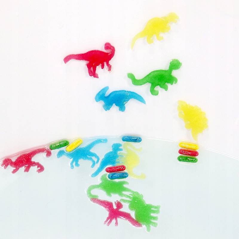 MAGICZNE KAPSUŁKI ROSNĄCE W WODZIE DINOZAURY WYKLUWAJĄCE SIĘ KAPSUŁY