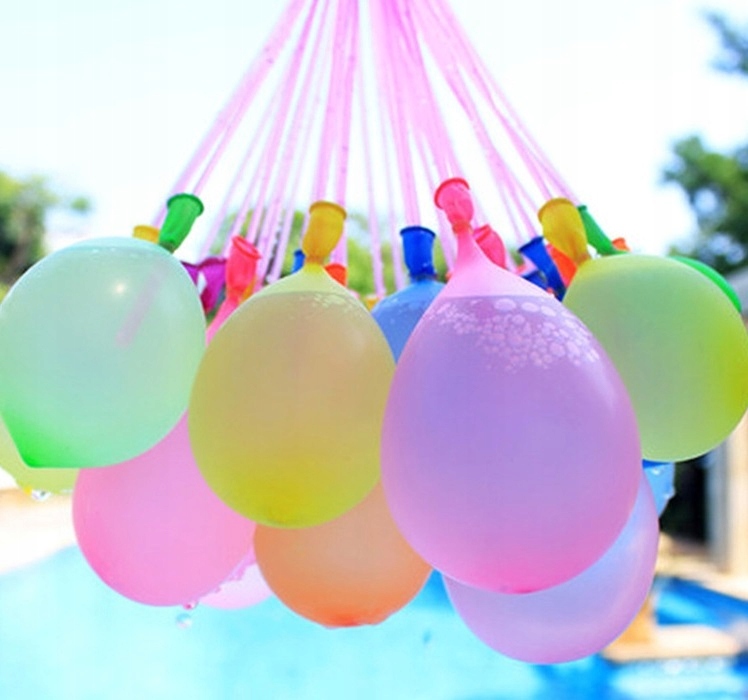 BALONY NA WODĘ BOMBY WODNE 111 SZTUK AUTOMAT KOLOROWE