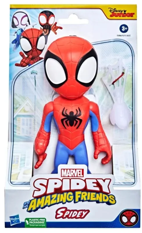 SPIDER MAN SPIDEY I PRZYJACIELE AMAZING FRIENDS DUŻA RUCHOMA FIGURKA 23 CM