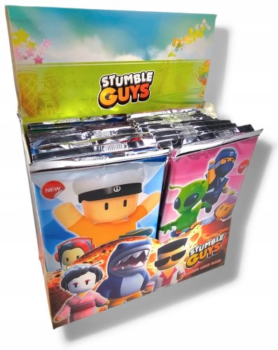 STUMBLE GUYS KARTY KOLEKCJONERSKIE 288 szt DUŻY ZESTAW 36 SASZETEK BOX XXL