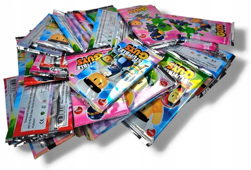 STUMBLE GUYS KARTY KOLEKCJONERSKIE 288 szt DUŻY ZESTAW 36 SASZETEK BOX XXL