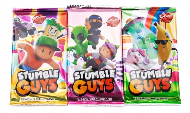 STUMBLE GUYS KARTY KOLEKCJONERSKIE 288 szt DUŻY ZESTAW 36 SASZETEK BOX XXL