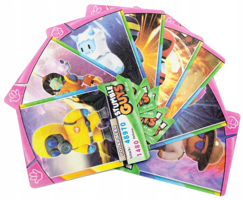 STUMBLE GUYS KARTY KOLEKCJONERSKIE 288 szt DUŻY ZESTAW 36 SASZETEK BOX XXL