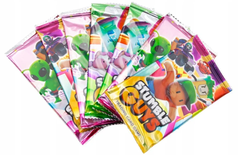 STUMBLE GUYS KARTY KOLEKCJONERSKIE 288 szt DUŻY ZESTAW 36 SASZETEK BOX XXL