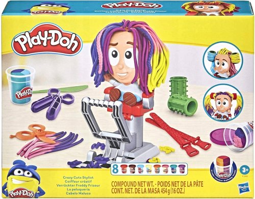 PLAY-DOH CIASTOLINA SZALONY FRYZJER STYLISTA F1260 DUŻY ZESTAW KREATYWNY