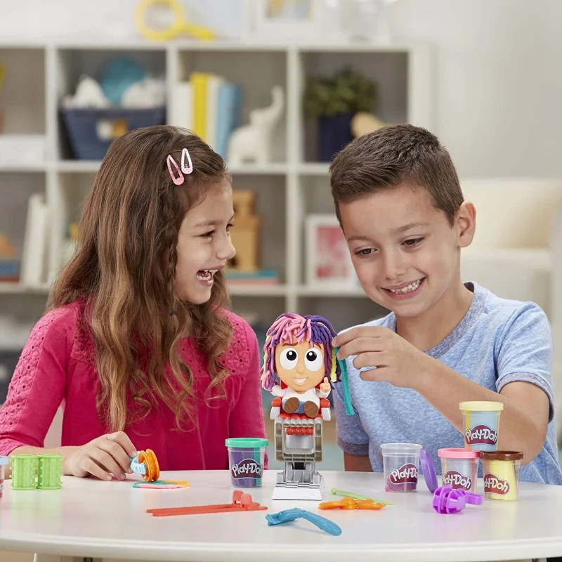 PLAY-DOH CIASTOLINA SZALONY FRYZJER STYLISTA F1260 DUŻY ZESTAW KREATYWNY