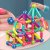 DUŻE KLOCKI MAGNETYCZNE magnetic 64 elementy układanka magnetyczna PUZZLE