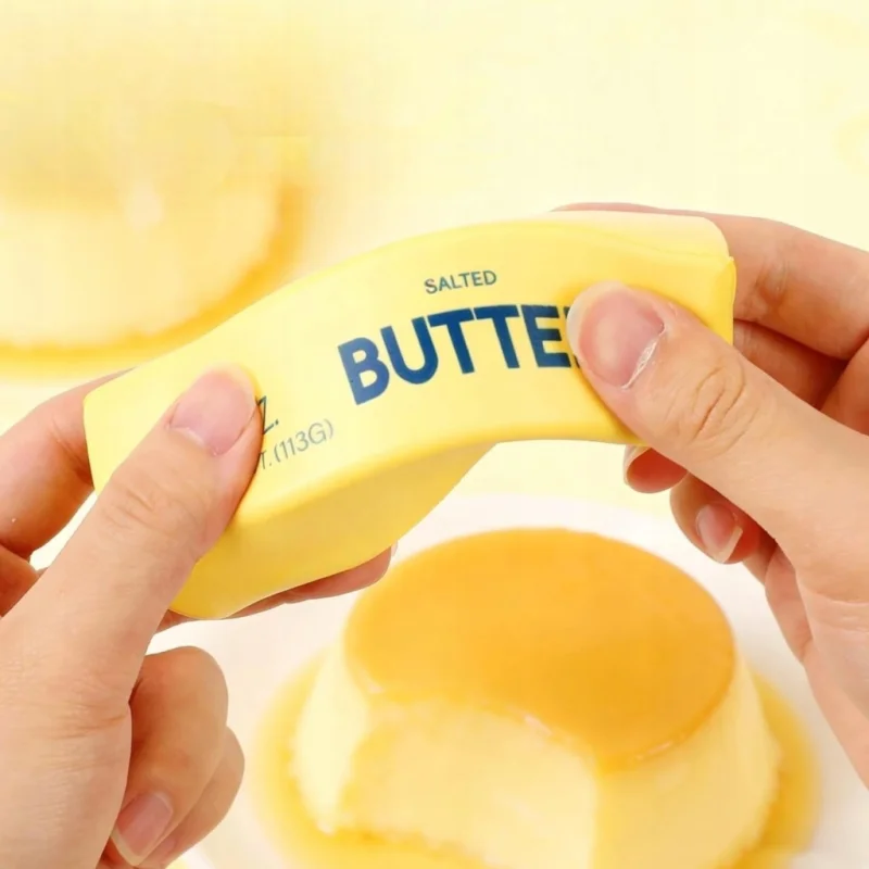 GNIOTEK ANTYSTRESOWY MASŁO SQUISHY ZABAWKA ANTYSTRESOWA MIĘKKA BATON KOSTKA