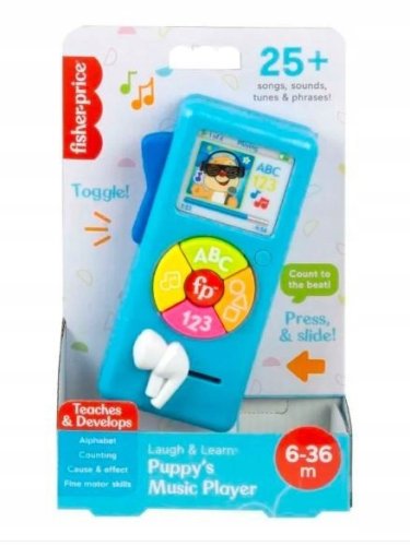 Fisher-Price Odtwarzacz muzyczny dla DZIECI UCZ SIĘ EDUKACYJNY MÓWI HRC30