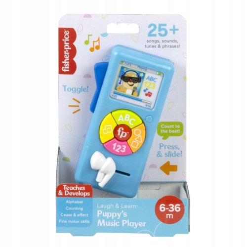 Fisher-Price Odtwarzacz muzyczny dla DZIECI UCZ SIĘ EDUKACYJNY MÓWI HRC30