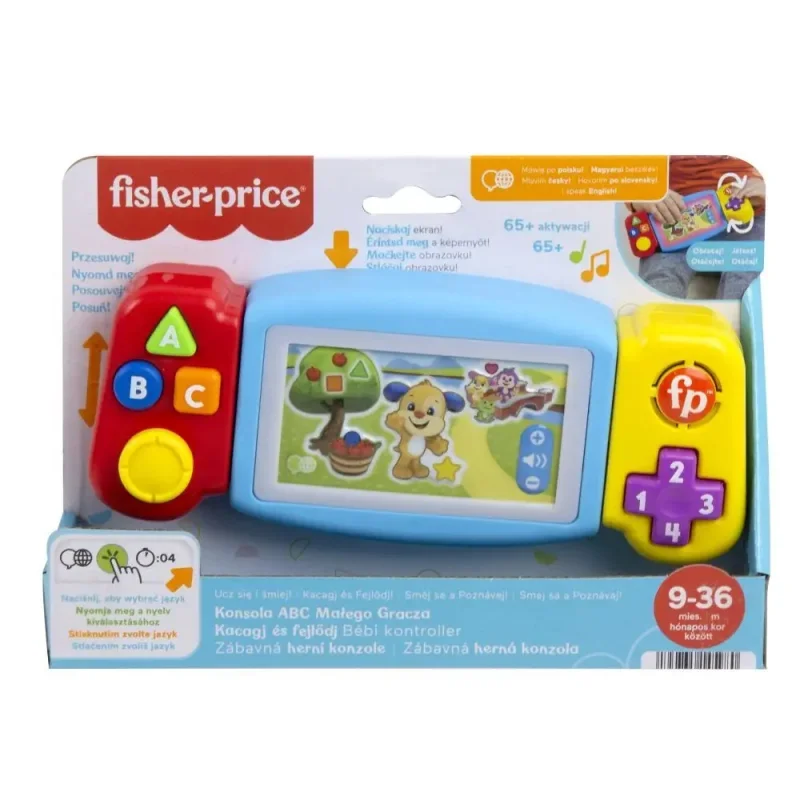 FISHER PRICE KONSOLA ABC MAŁEGO GRACZA UCZ SIĘ I ŚMIEJ HNN39