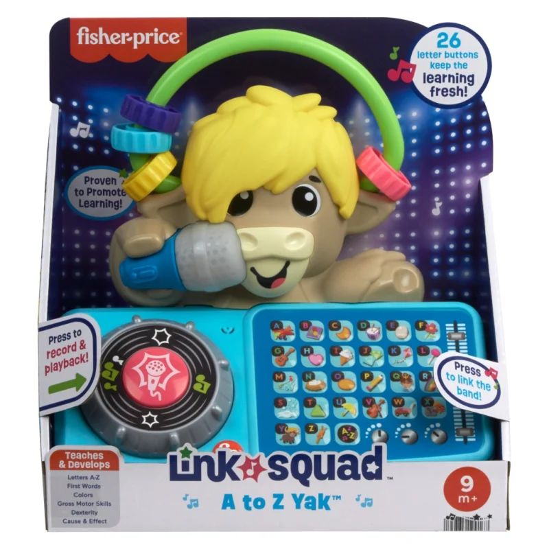FISHER PRICE LINK SQUAD JAK LITERKI I SŁÓWKA ZABAWKA INTERAKTYWNA 9m+ HYL35