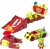 T-RACERS TURBO ZESTAW KASKADERSKI SKOK WYRZUTNIA EAGLE JUMP AUTO + FIGURKA