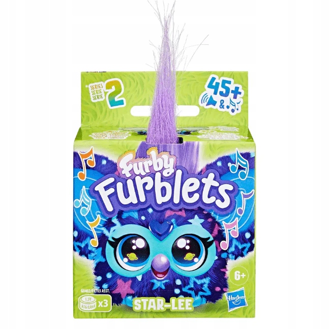FURBY FURBLETS INTERAKTYWNA MASKOTKA FURBIŚ 45 REAKCJI STAR - LEE