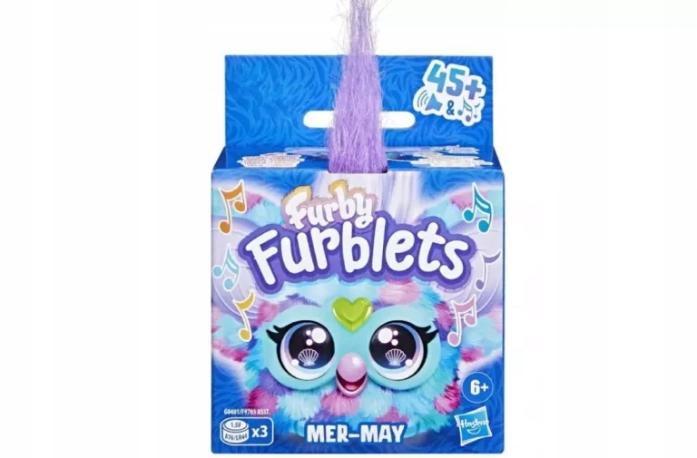 FURBY FURBLETS INTERAKTYWNA MASKOTKA FURBIŚ 45 REAKCJI MER - MAY