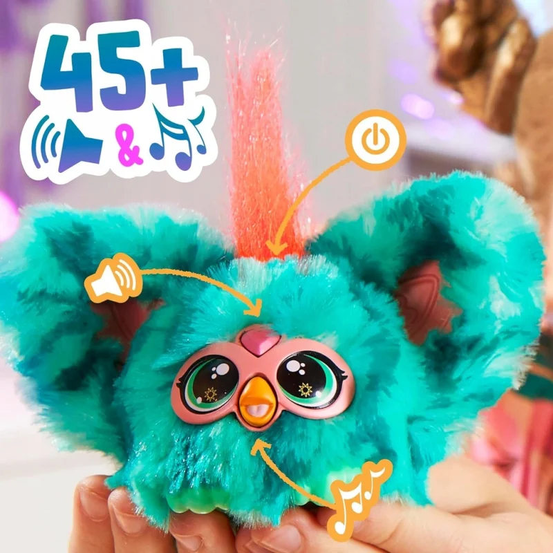 FURBY FURBLETS MELLO-NEE INTERAKTYWNA MASKOTKA HASBRO PONAD 45 REAKCJI