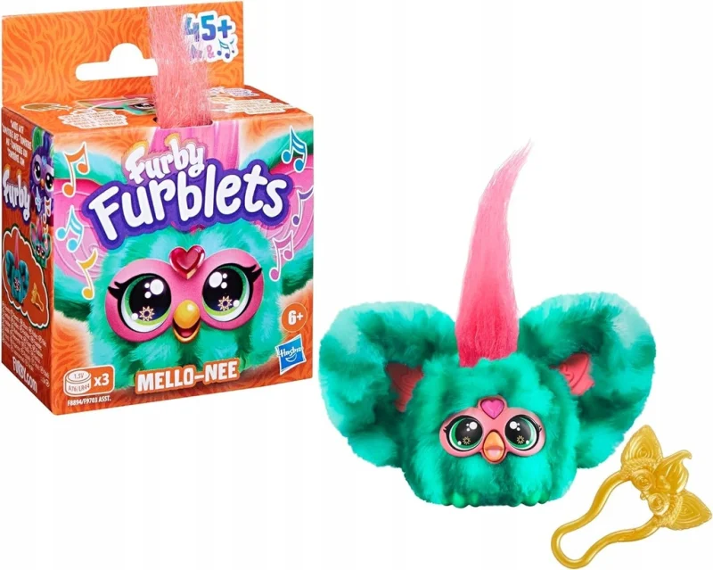 FURBY FURBLETS MELLO-NEE INTERAKTYWNA MASKOTKA HASBRO PONAD 45 REAKCJI