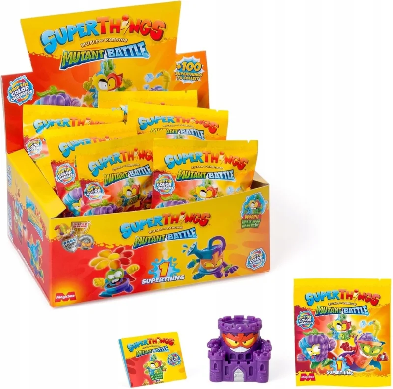 SUPER THINGS MUTANT BATTLE SASZETKA seria 12 ZINGS MAGIC BOX FIGURKA