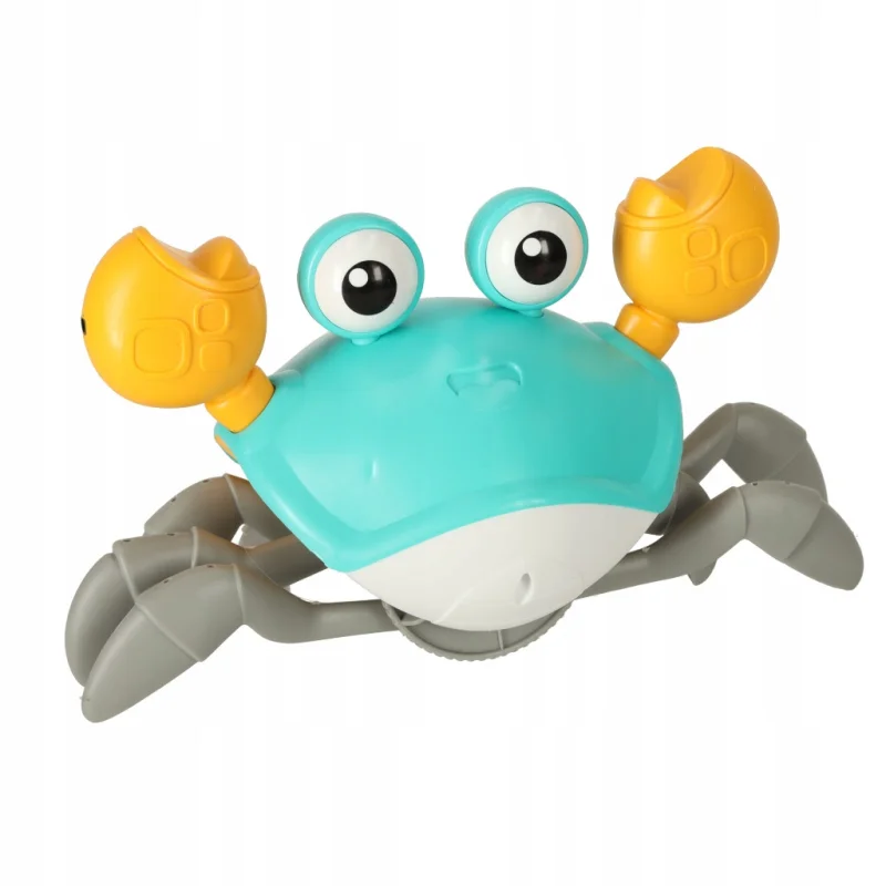 PEŁZAJĄCY KRAB INTERAKTYWNY CHODZI Dźwięk AKUMULATOR Gra Muzyka Światła USB